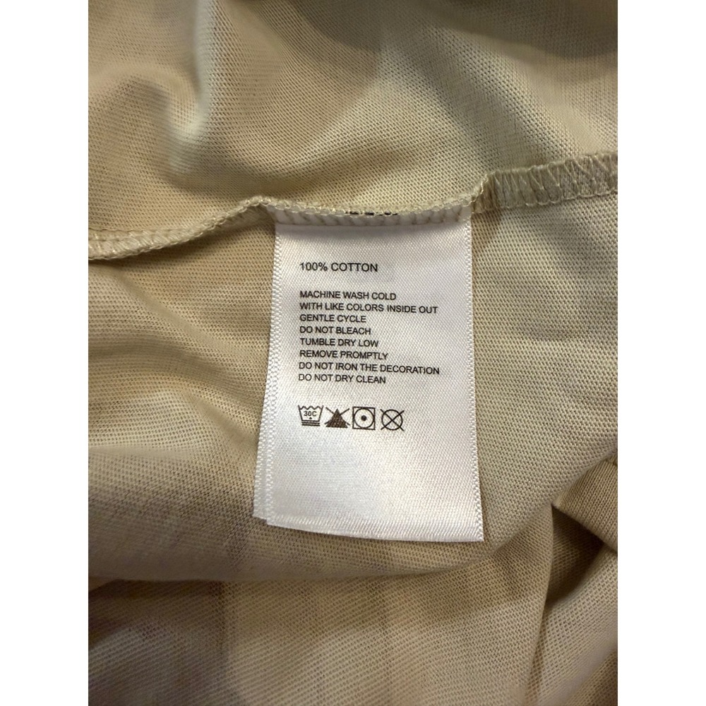 NWT Tommy Bahama Mens Tan Beige Golf Graphic T-Shirt Short Sleeve Cotton Medium - Picture 4 of 5